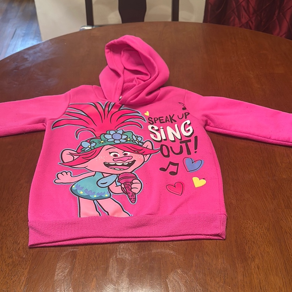 Pink Trolls Kids Hoodie - Speak Up Sing Out